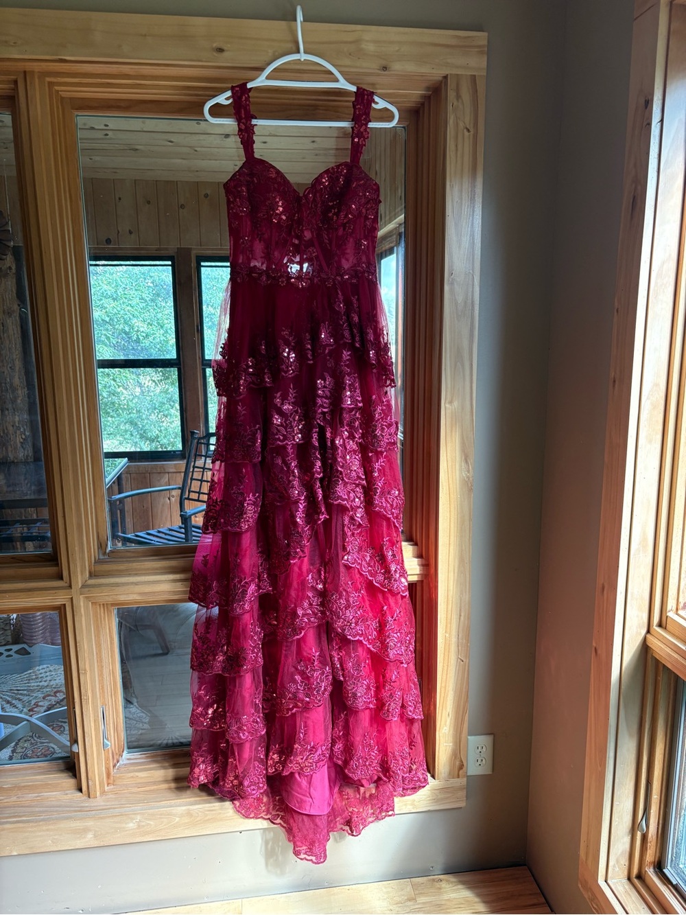 Red prom dress
